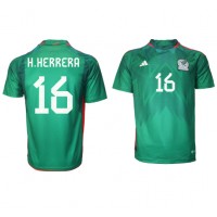 Camiseta México Hector Herrera #16 Primera Equipación Mundial 2022 manga corta